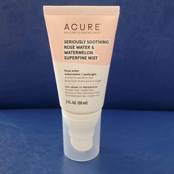 ACURE Seriously Soothing Watermelon Rose Water Fine Mist New - Picture 8 of 9